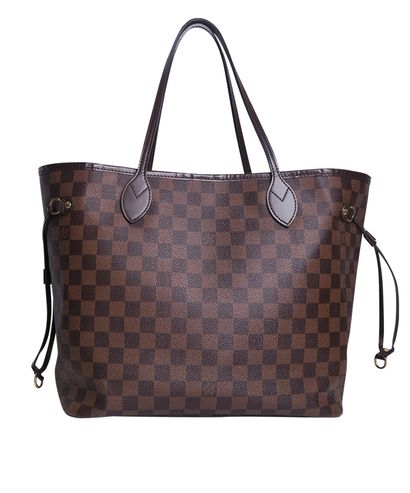 Damier Ebene Neverfull MM, front view
